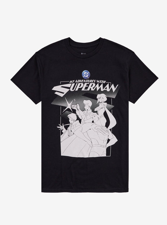 DC Comics My Adventures With Superman Group T-Shirt
