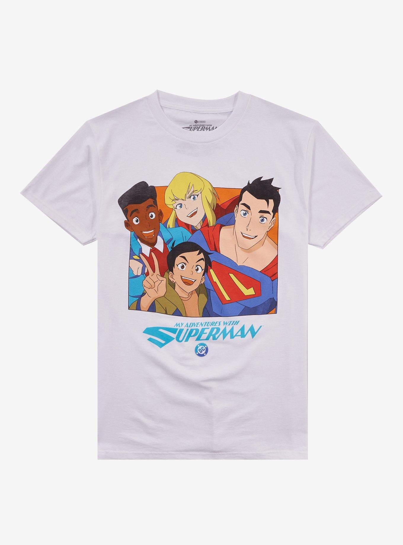 DC Comics My Adventures With Superman Group Photo T-Shirt