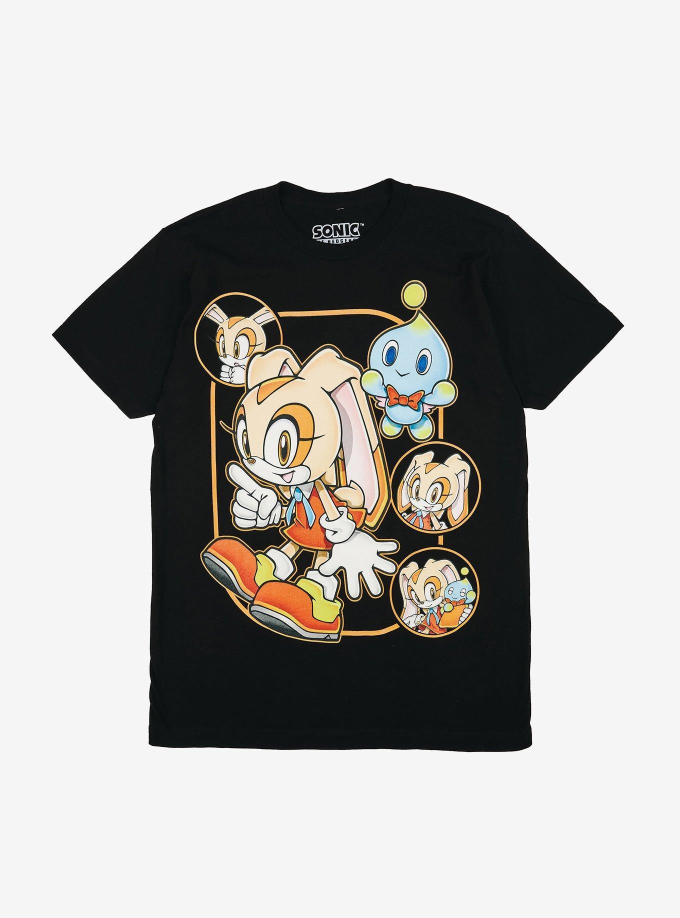 Sonic The Hedgehog Cream & Cheese Girls T-Shirt