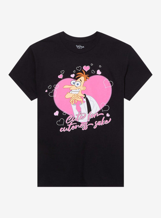 Disney Phineas And Ferb Doofenshmirtz Heart TShirt Graphic Tee | Graphic Tee | Unisex Shirt | Top Trending Fashion