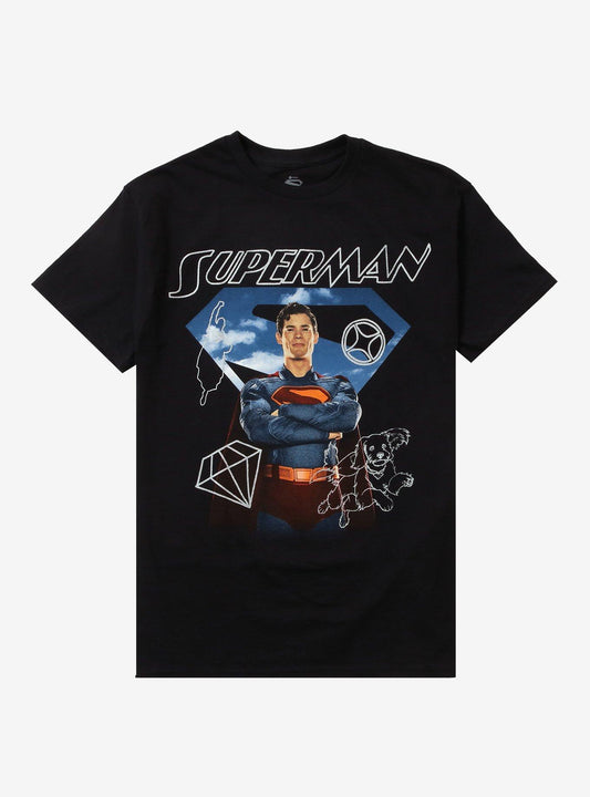 DC Comics Superman Art Portrait Girls T-Shirt