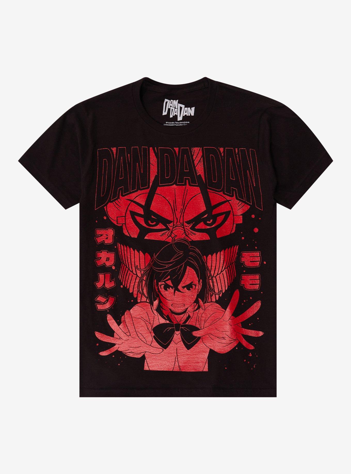 Dandadan Okarun & Momo Red Portrait T-Shirt