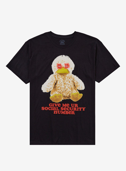 Duck Plush Social Security Number T-Shirt By Call Your Mother T-Shirt | Exclusive Art Design | High Demand Item