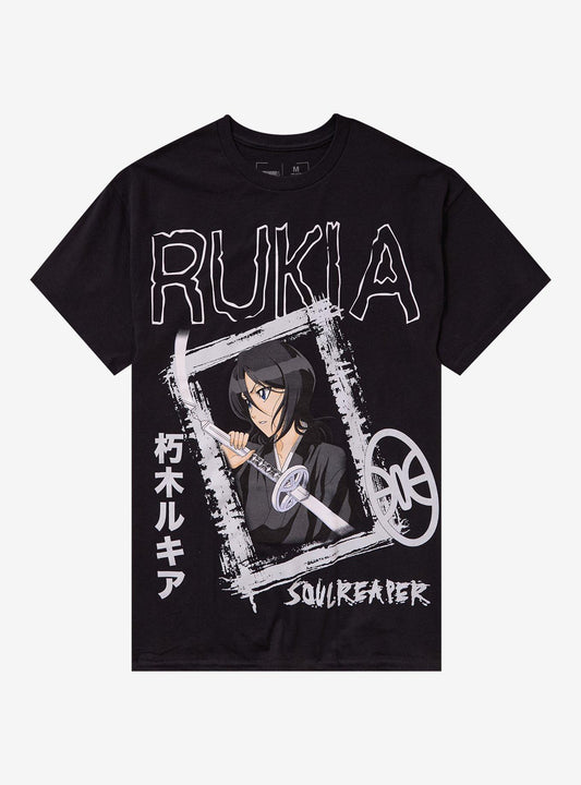 BLEACH Rukia Name Frame T-Shirt