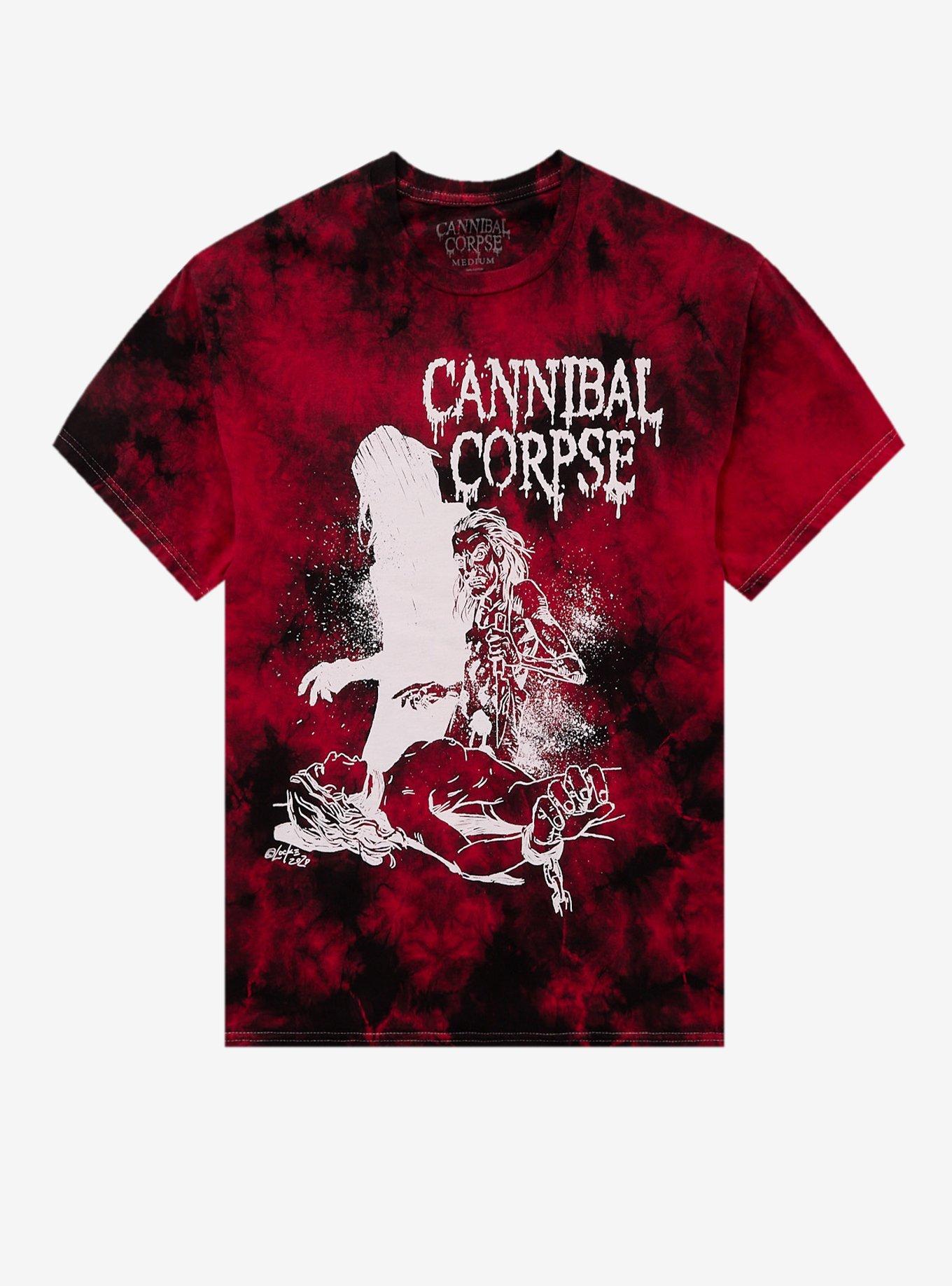 Cannibal Corpse Zombie Red Tie-Dye T-Shirt