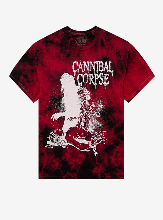 Cannibal Corpse Zombie Red Tie-Dye T-Shirt