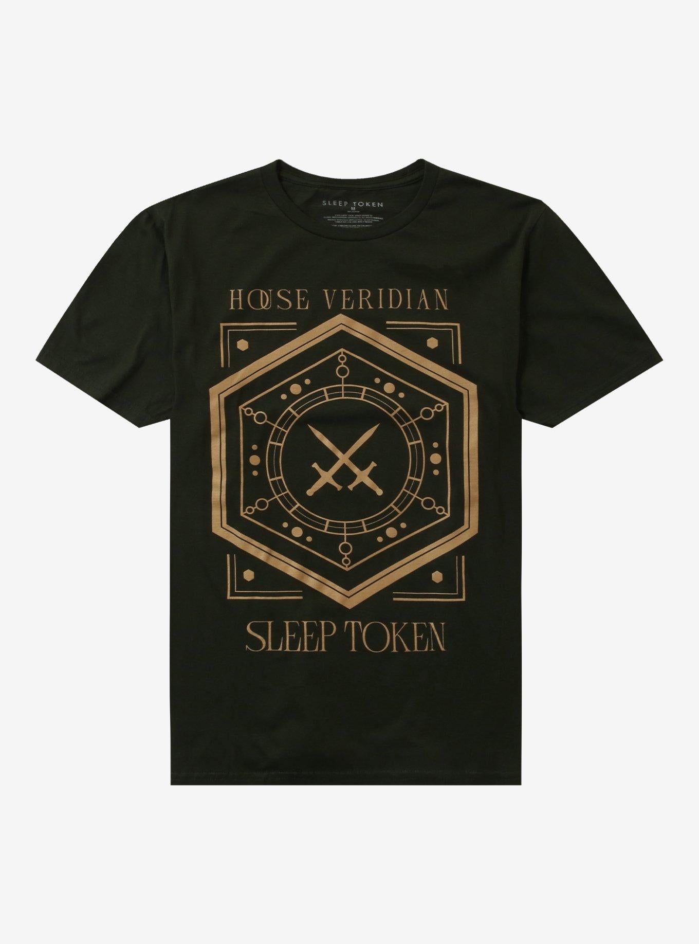 Sleep Token House Veridian Crest Green T-Shirt