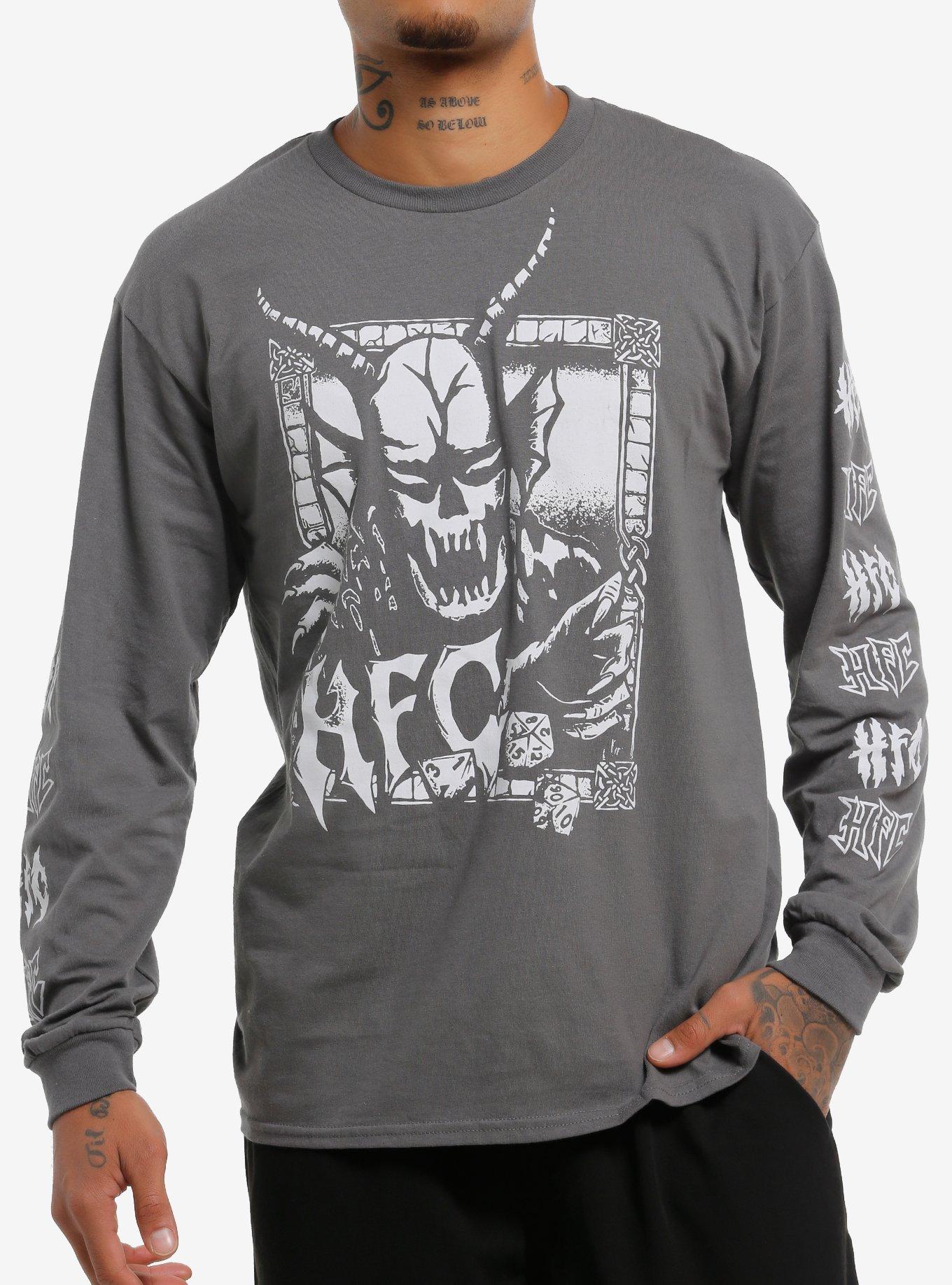 Stranger Things Hellfire Club Demon & Dice Long-Sleeve T-Shirt