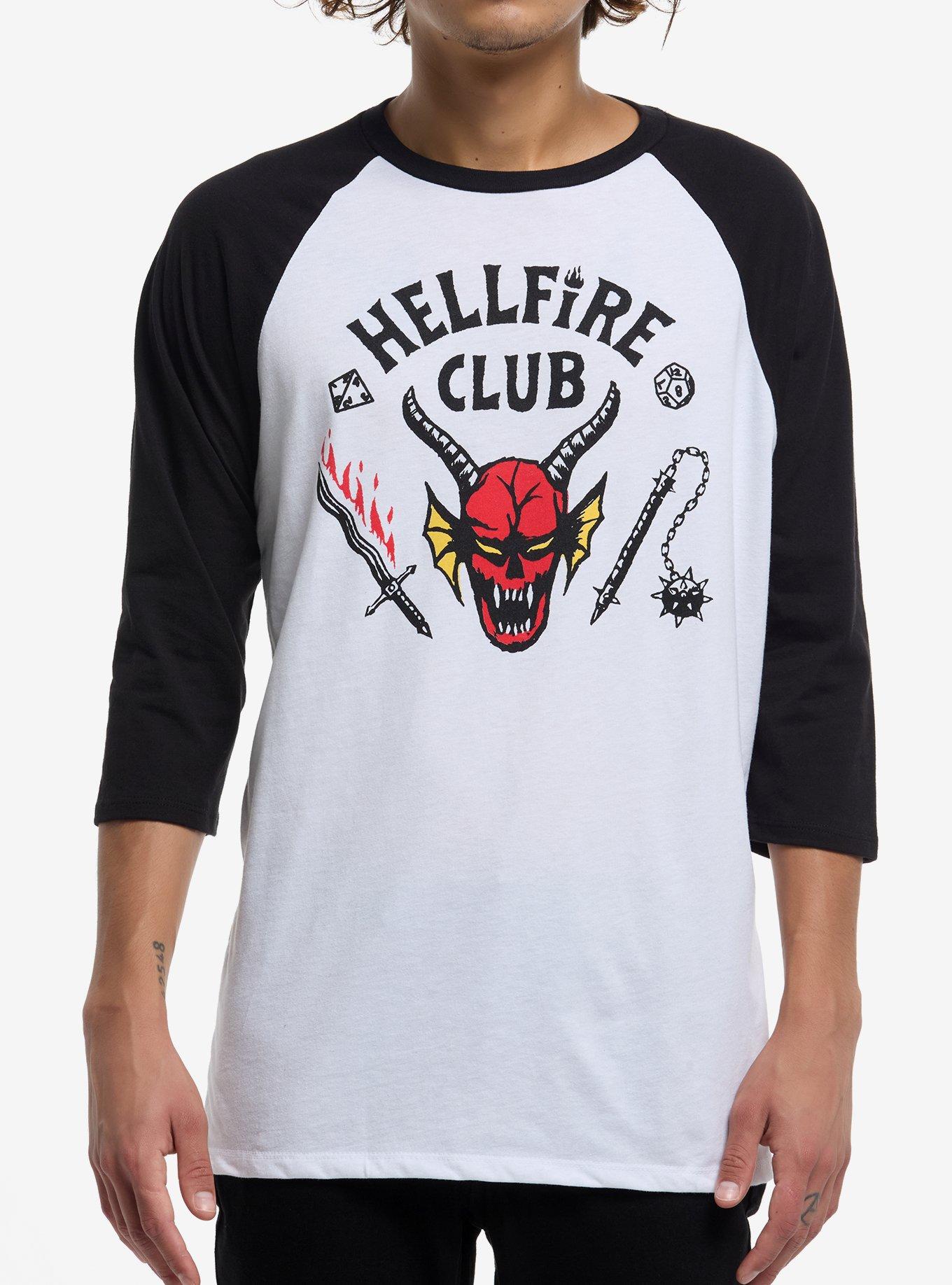 Stranger Things Hellfire Club Raglan T-Shirt