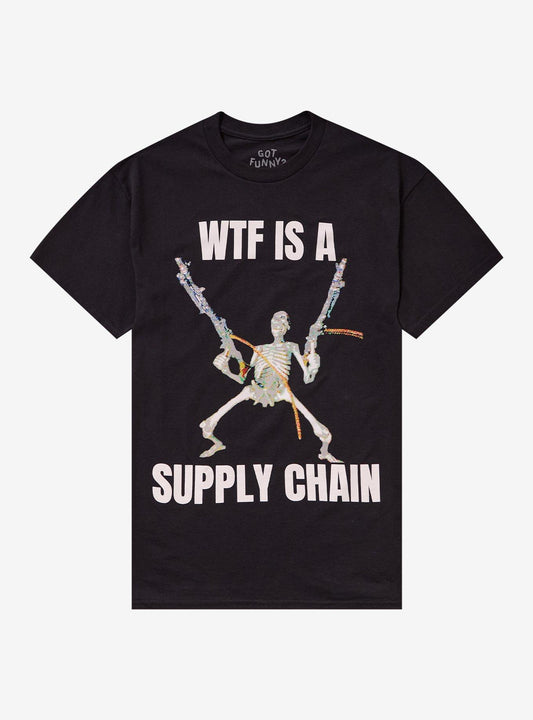 Skeleton Supply Chain T-Shirt By Got Funny?