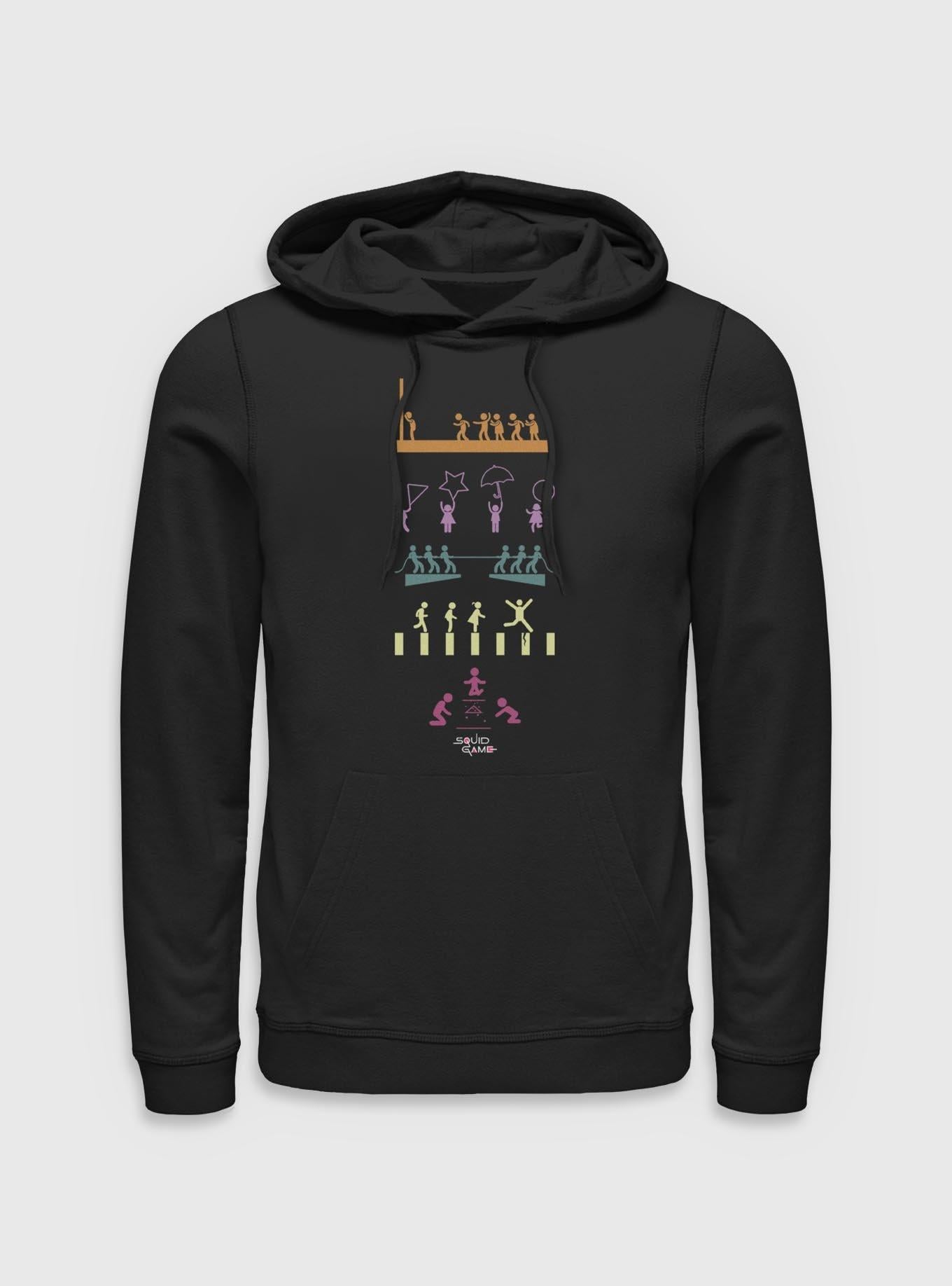 Squid Game Game Icons Hoodie