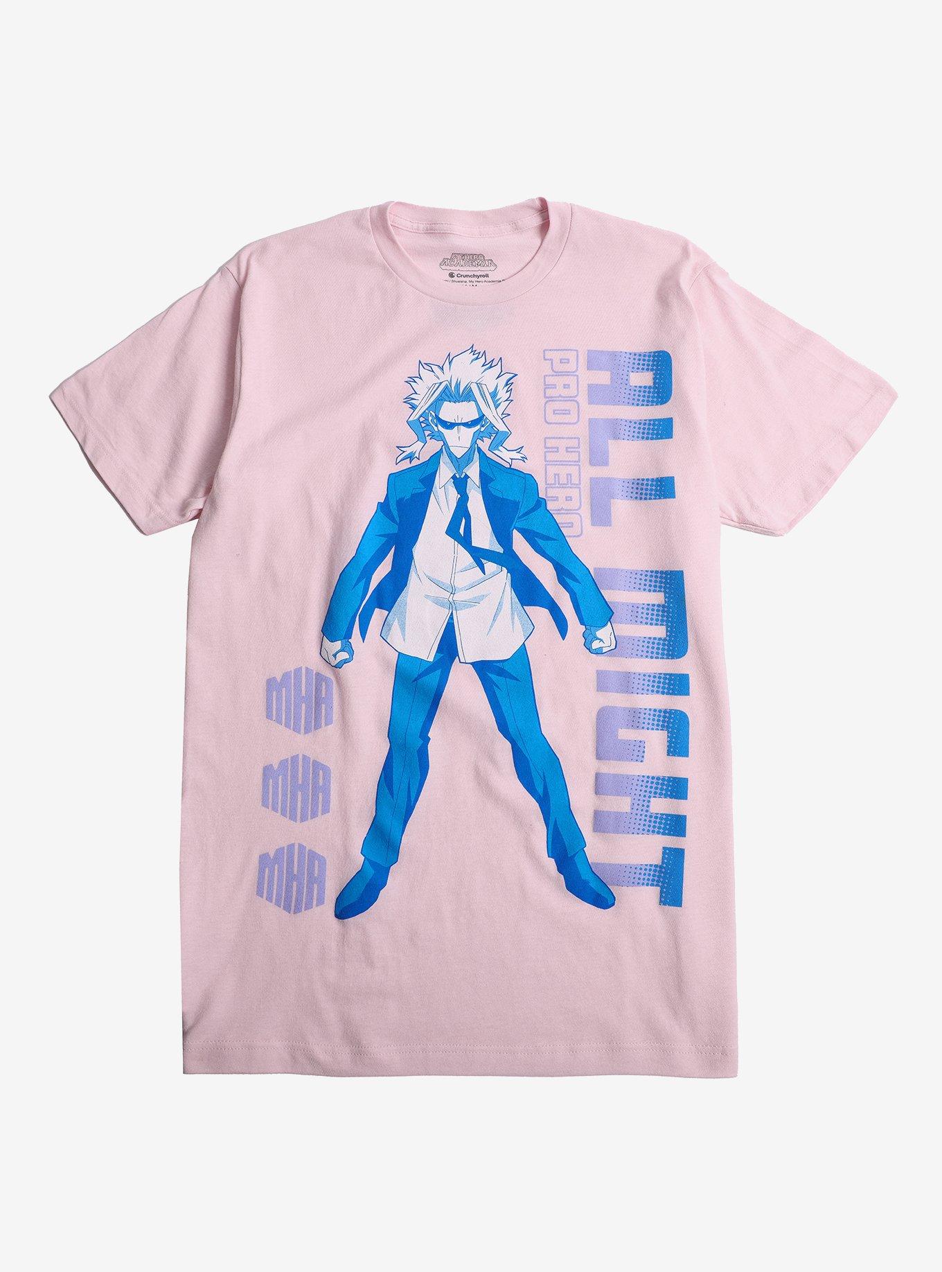 My Hero Academia All Might Pastel Pink T-Shirt