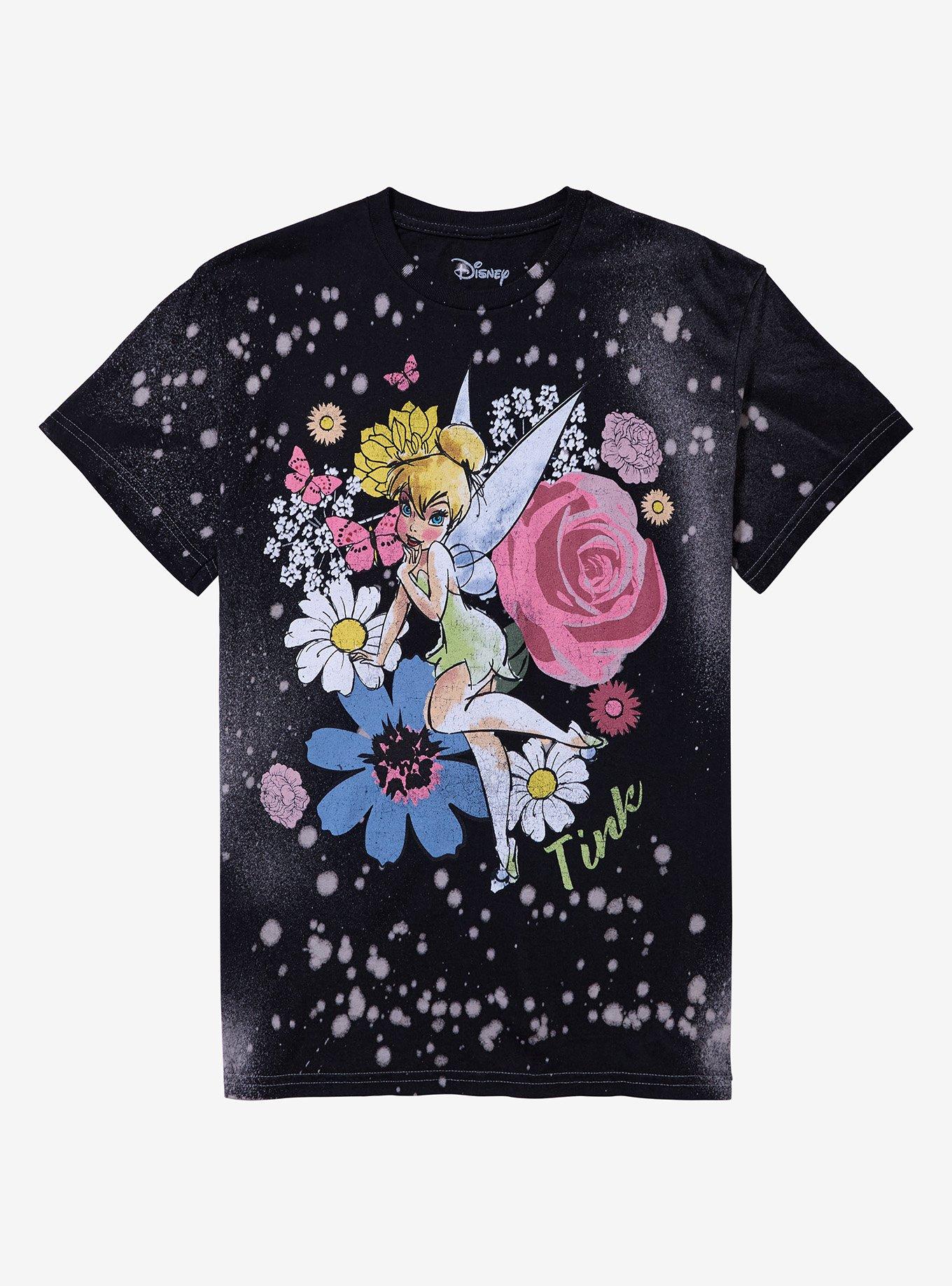 Disney Tinker Bell Bleach Splatter T-Shirt