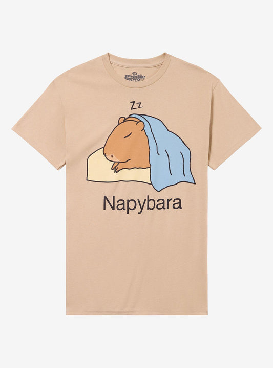 Capybara Napybara T-Shirt By Goodie Two Sleeves
