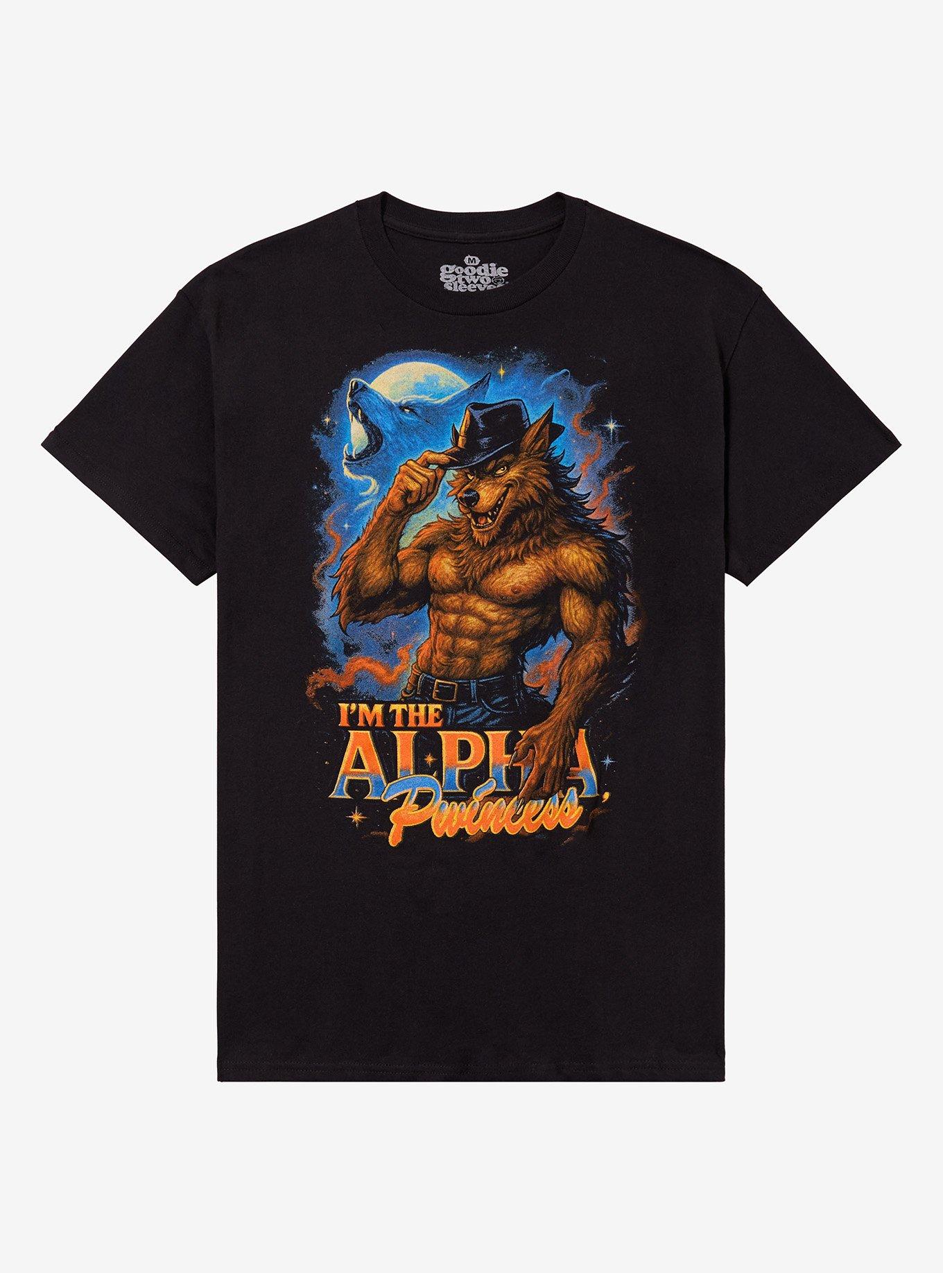 Alpha Pwincess Wolf T-Shirt By Goodie Two Sleeves