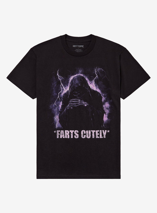 Skeleton Reaper Cute Fart T-Shirt