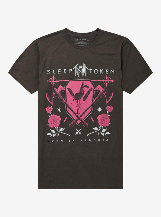 Sleep Token Even In Arcadia Shield & Axes T-Shirt