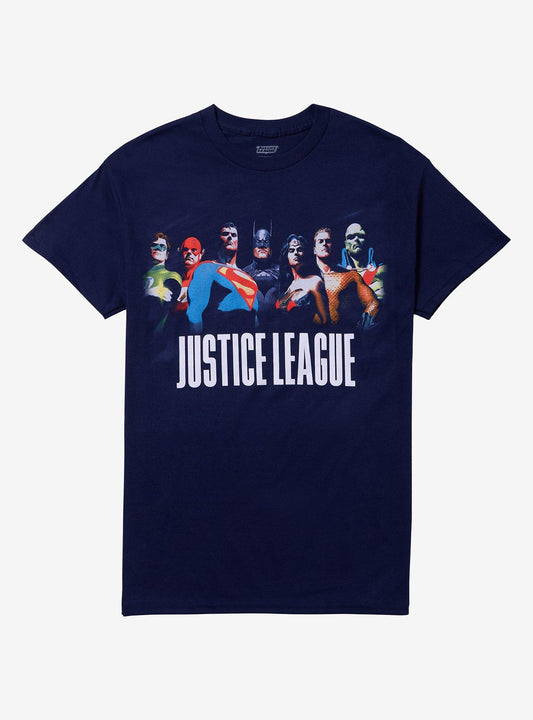 DC Comics Justice League Group T-Shirt By Alex Ross
