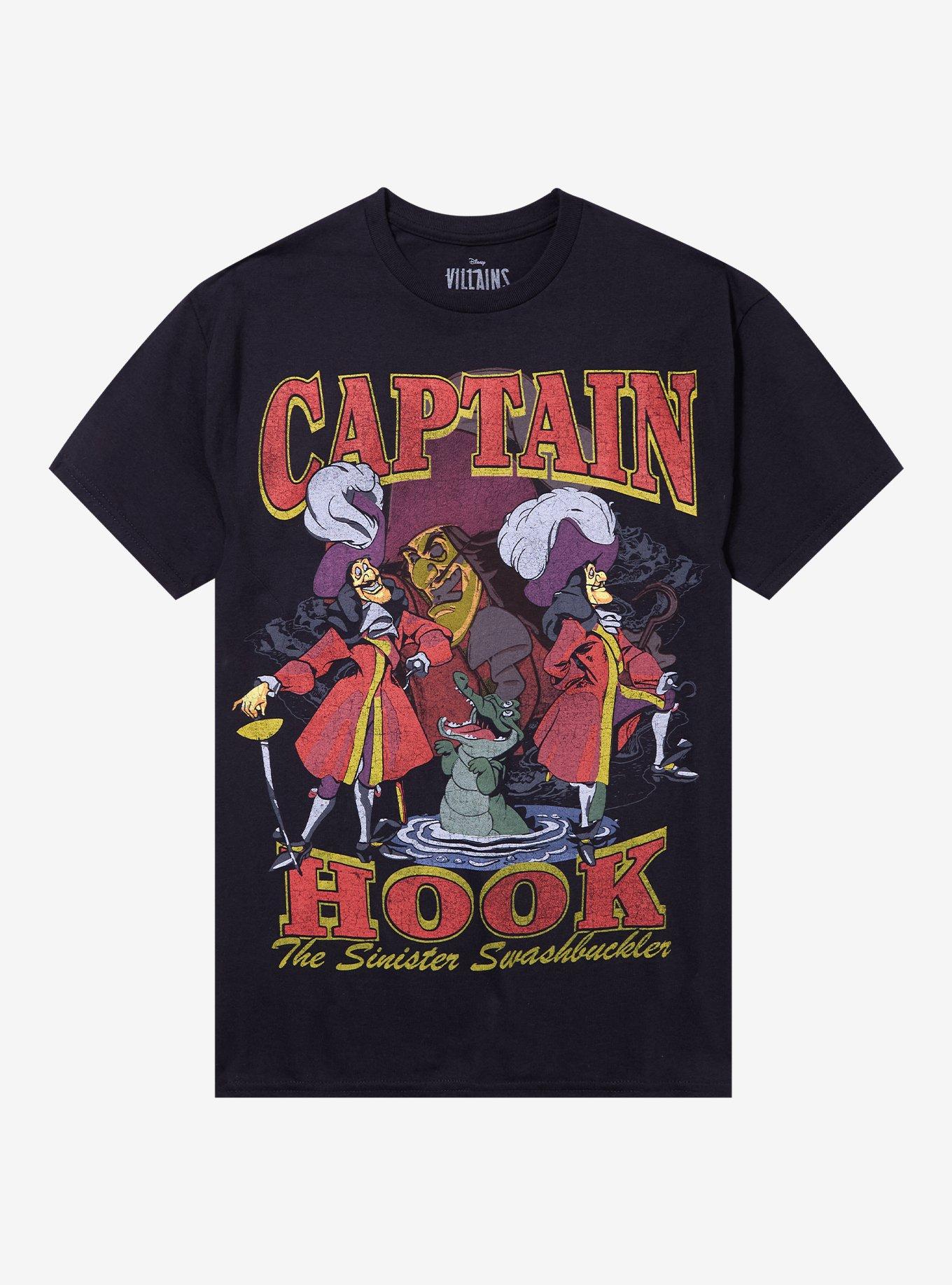 Disney Peter Pan Captain Hook Collage TShirt Graphic Tee | Graphic Tee | Unisex Shirt | Top Trending Fashion
