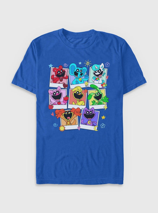 Poppy Playtime Polaroid Smiling Critters T-Shirt