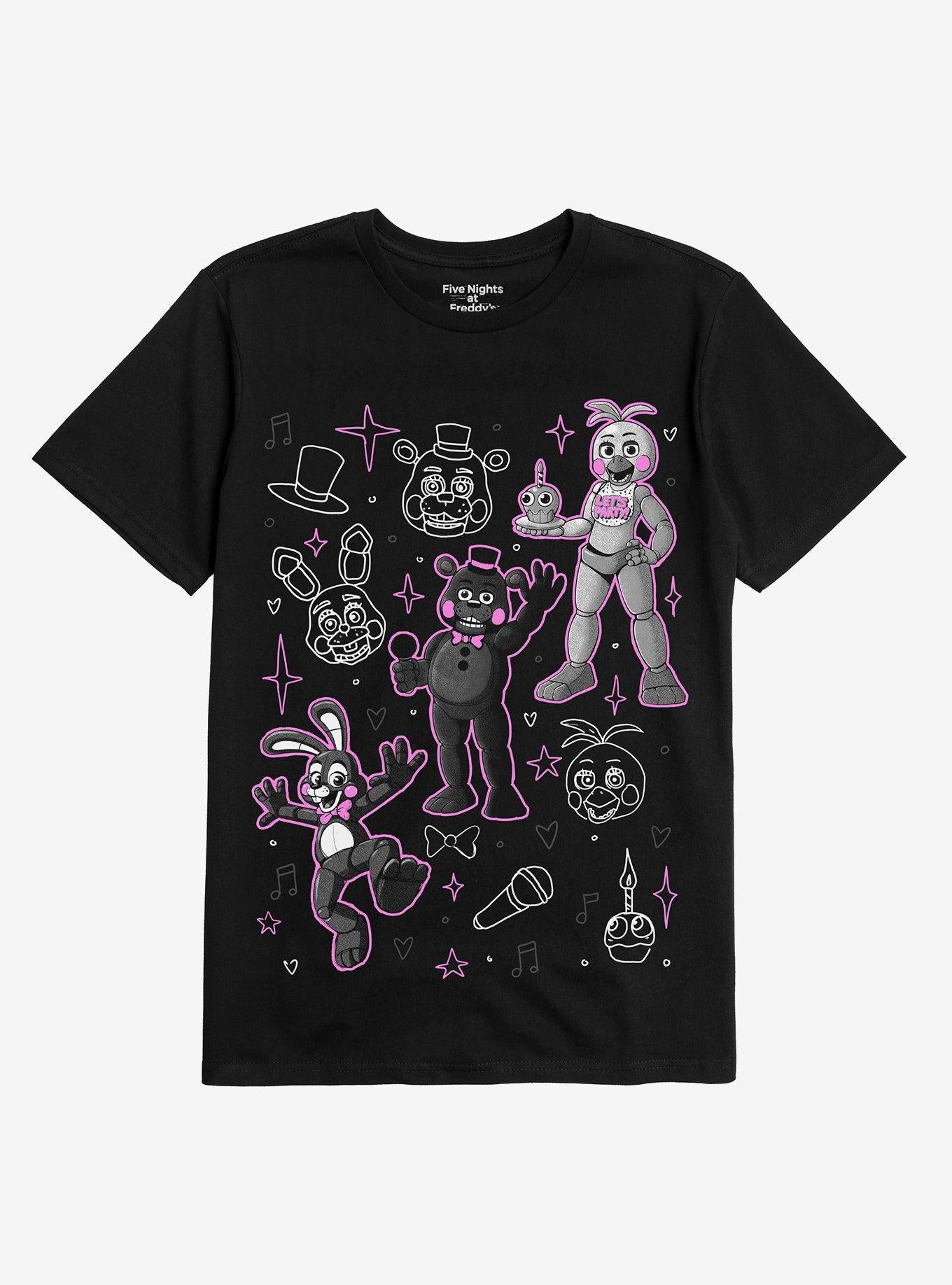 Five Nights At Freddys Cute Characters TShirt Graphic Tee | Graphic Tee | Unisex Shirt | Soft Comfortable Wear