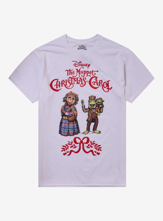 Disney The Muppet Christmas Carol Kermit Miss Piggy TShirt Graphic Tee | Graphic Tee | Unisex Shirt | High-Quality Print