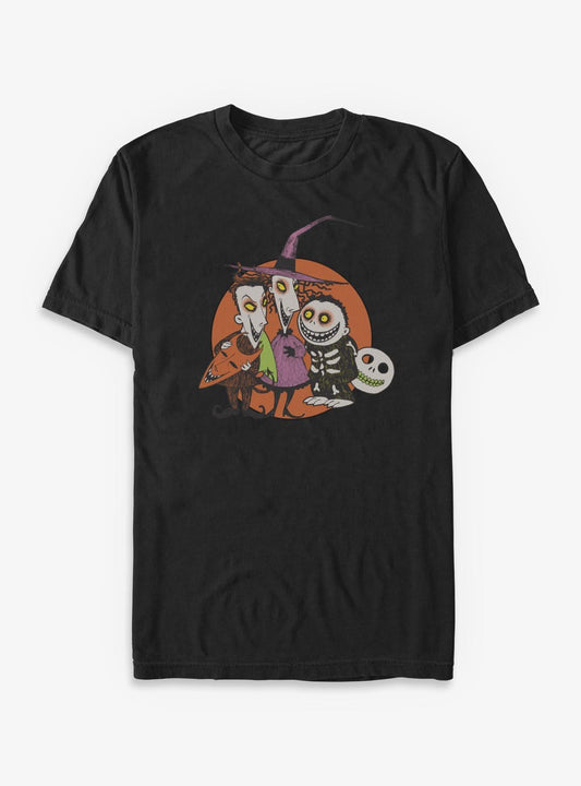 Disney The Nightmare Before Christmas Troublemakers Trio T-Shirt T-Shirt | Aesthetic Graphic | Perfect For Daily Wear