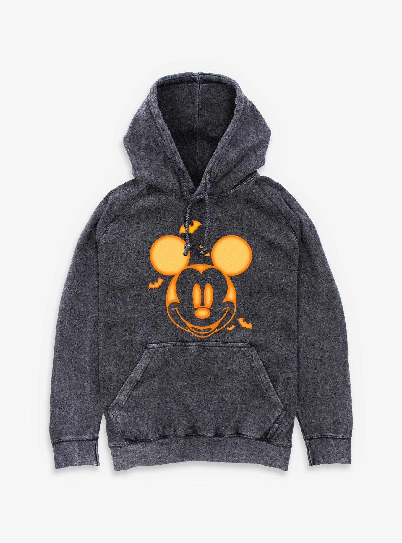 Disney Mickey Mouse Mickey Pumpkin Mineral Wash Hoodie