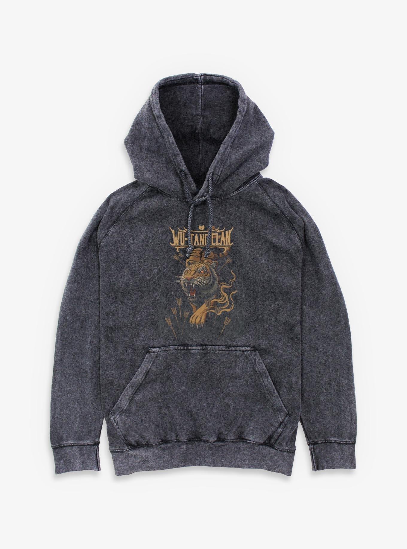 Wu-Tang Clan Tiger And Arrows Mineral Wash Hoodie