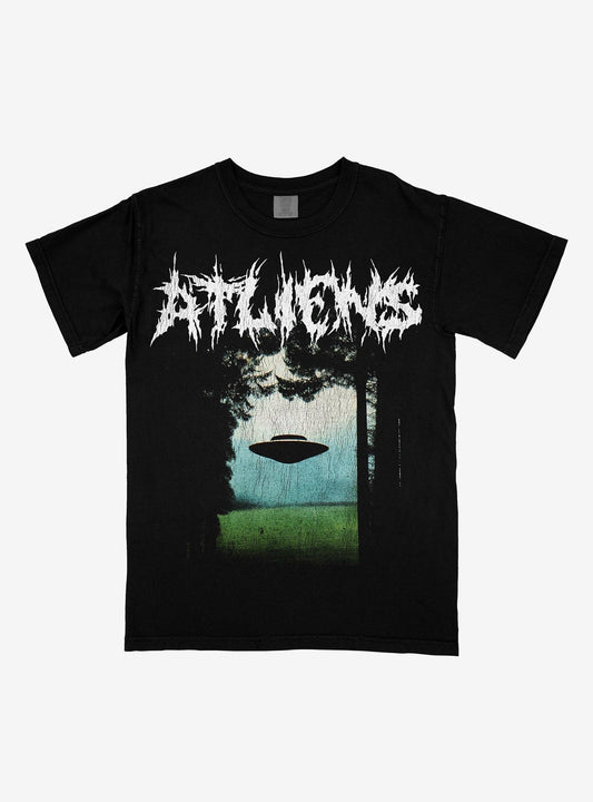 ATLiens UFO Field T-Shirt | Premium Unisex T-Shirt, Trending Graphic Tee