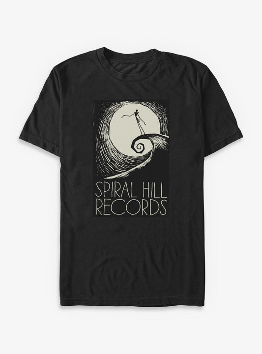 Disney The Nightmare Before Christmas Jack Spiral Hill Records T-Shirt T-Shirt | Premium Graphic | Trending Now