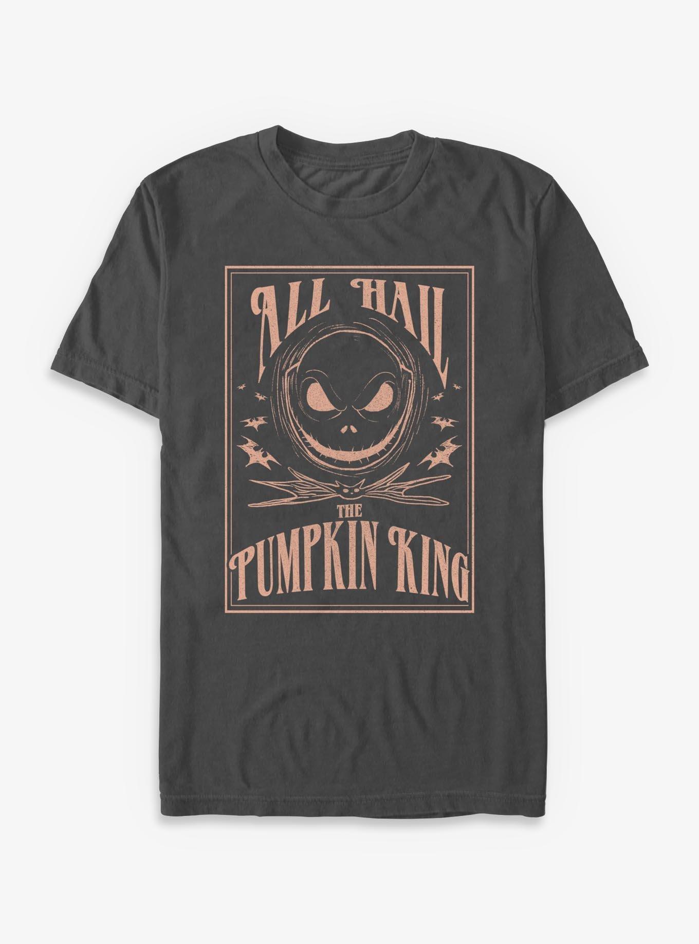 Disney The Nightmare Before Christmas Hail The Pumpkin King T-Shirt T-Shirt | High-Quality Print | Top Pick For Fans