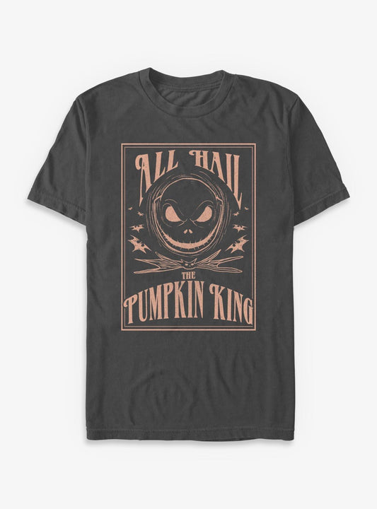 Disney The Nightmare Before Christmas Hail The Pumpkin King T-Shirt T-Shirt | High-Quality Print | Top Pick For Fans
