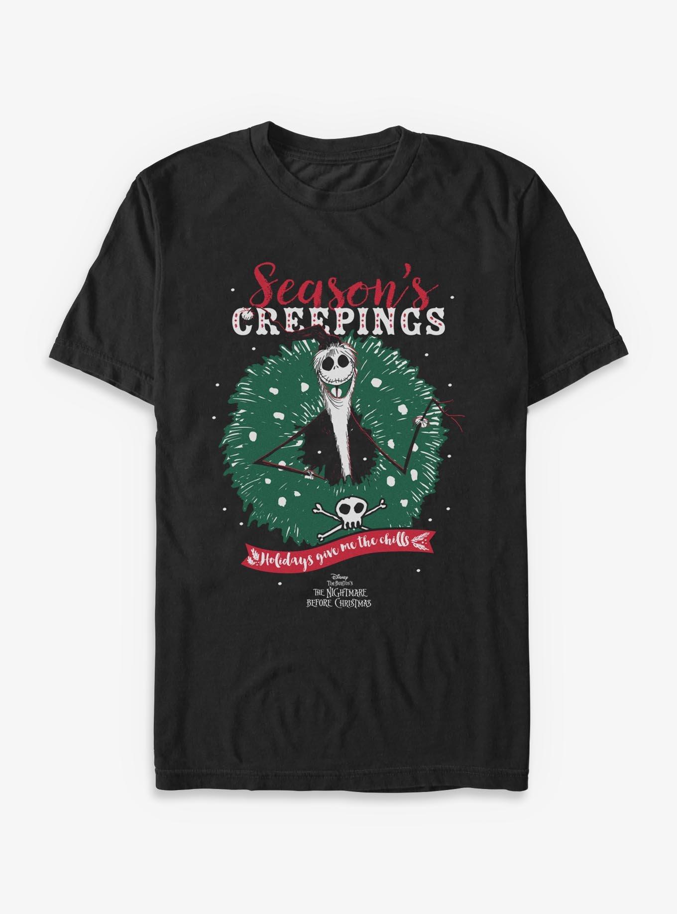 Disney The Nightmare Before Christmas Jack Wreath Creeping T-Shirt T-Shirt | Premium Graphic | Top Pick For Fans