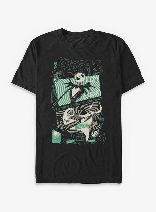 Disney The Nightmare Before Christmas Jack Zero Poster T-Shirt Poster | Aesthetic Graphic | Perfect For Daily Wear