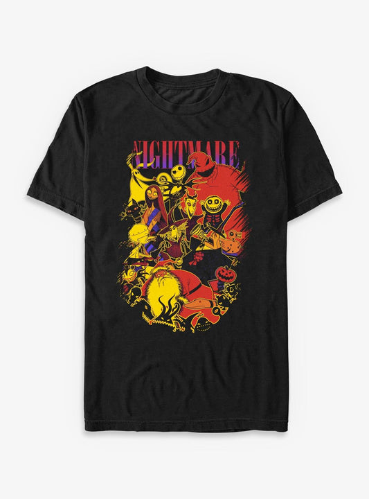 Disney The Nightmare Before Christmas Group T-Shirt T-Shirt | Aesthetic Graphic | High Demand Item