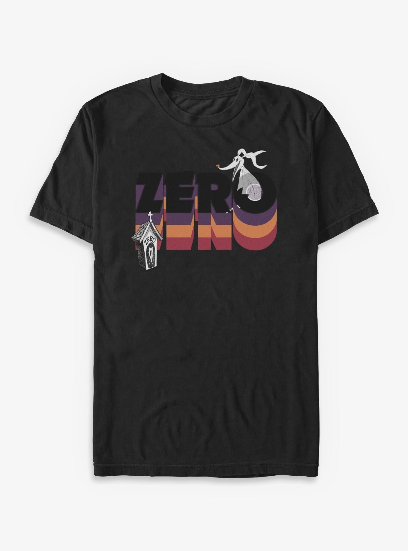 Disney The Nightmare Before Christmas Zero Retro Highlight T-Shirt T-Shirt | Exclusive Edition | Trending Now
