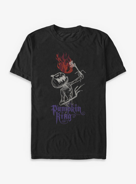 Disney The Nightmare Before Christmas Pumpkin Flames T-Shirt T-Shirt | Trending Design | High Demand Item