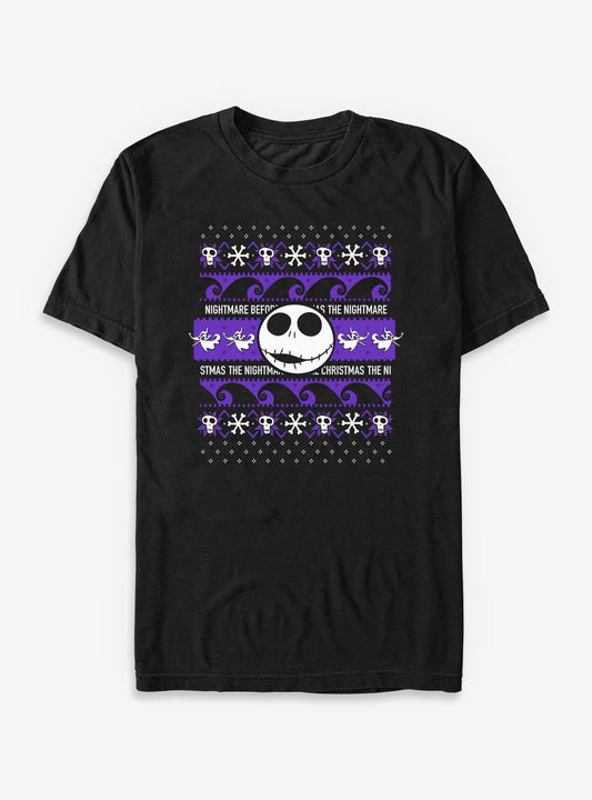 Disney The Nightmare Before Christmas Jack Ugly Sweater T-Shirt T-Shirt | Trending Design | Perfect For Daily Wear