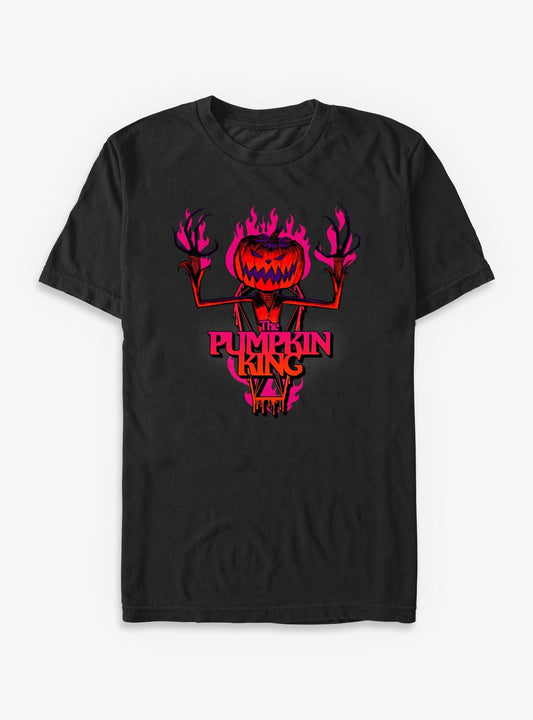 Disney The Nightmare Before Christmas Pumpkin King Flames T-Shirt T-Shirt | Streetwear Vibe | High Demand Item