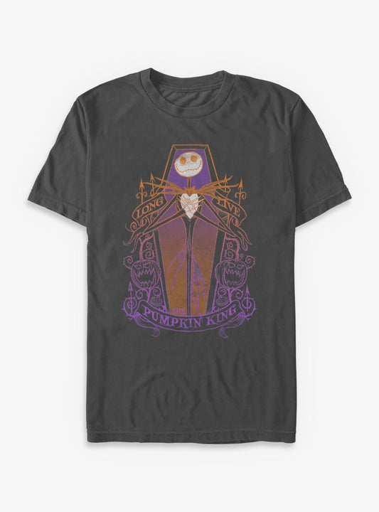 Disney The Nightmare Before Christmas Jack Coffin Pumpkin King T-Shirt T-Shirt | Viral Style | High Demand Item