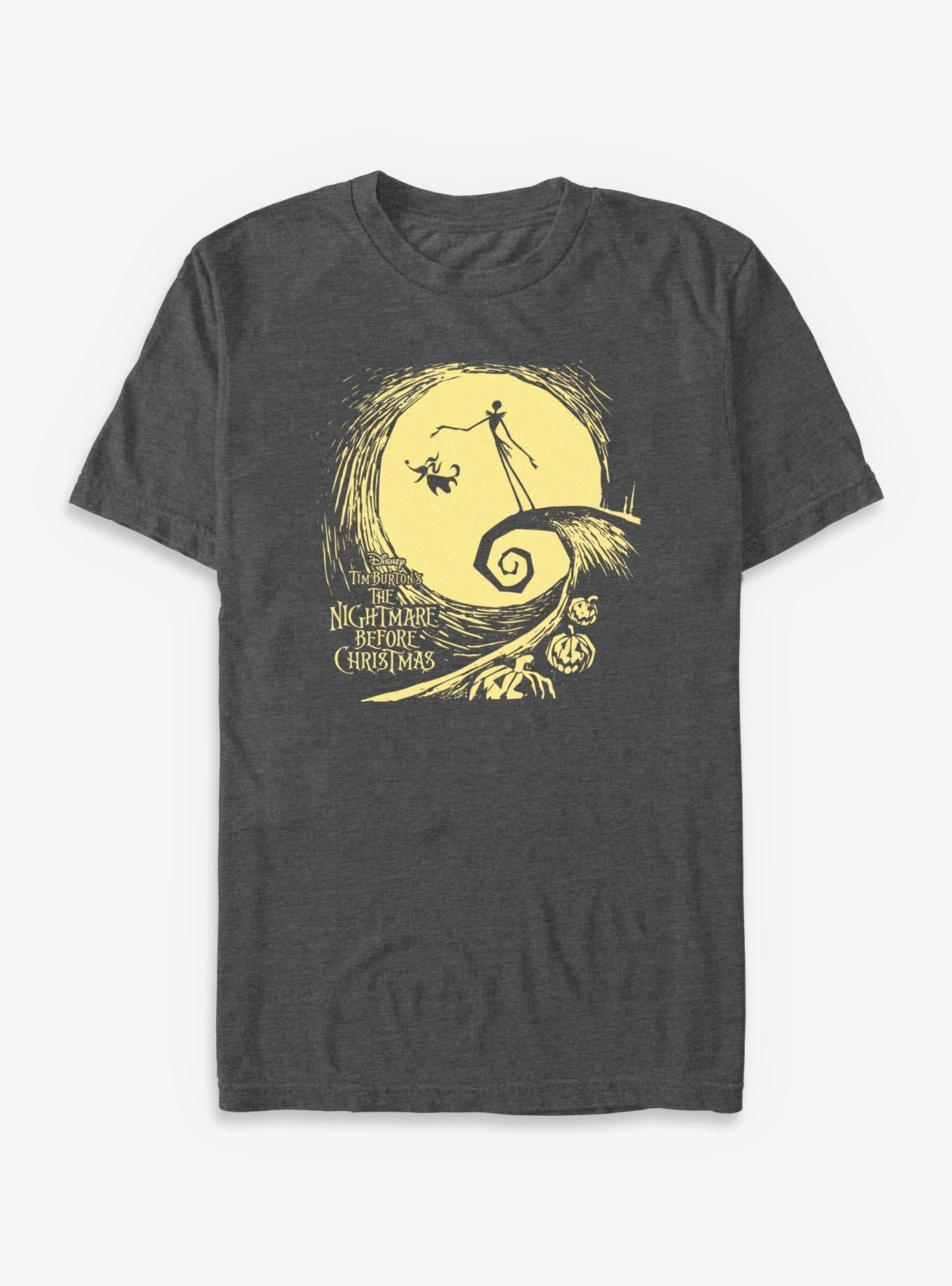 Disney The Nightmare Before Christmas Jack Zero On Hill T-Shirt T-Shirt | Premium Graphic | Must-Have Style