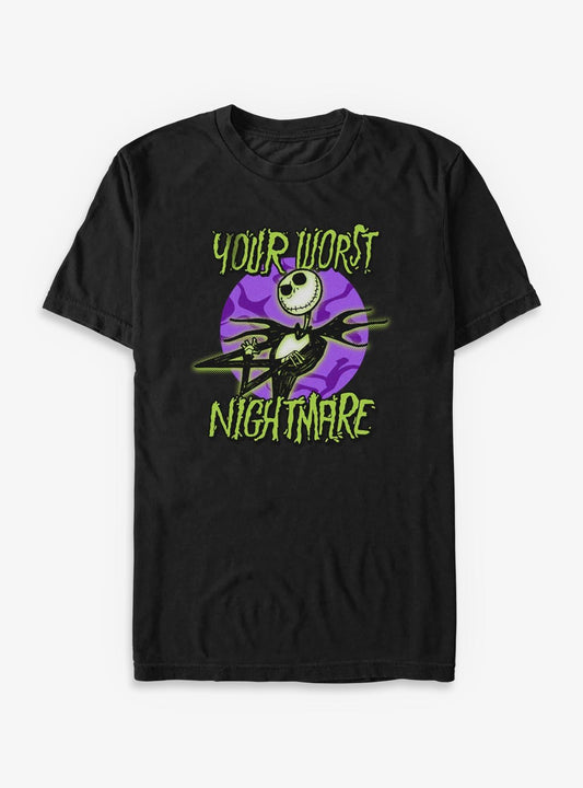 Disney The Nightmare Before Christmas Your Worst Nightmare Jack T-Shirt T-Shirt | Viral Style | Perfect For Daily Wear