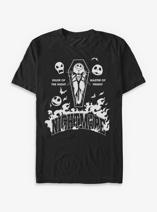 Disney The Nightmare Before Christmas Jack Ruler Of The Night T-Shirt T-Shirt | High-Quality Print | Perfect For Daily Wear