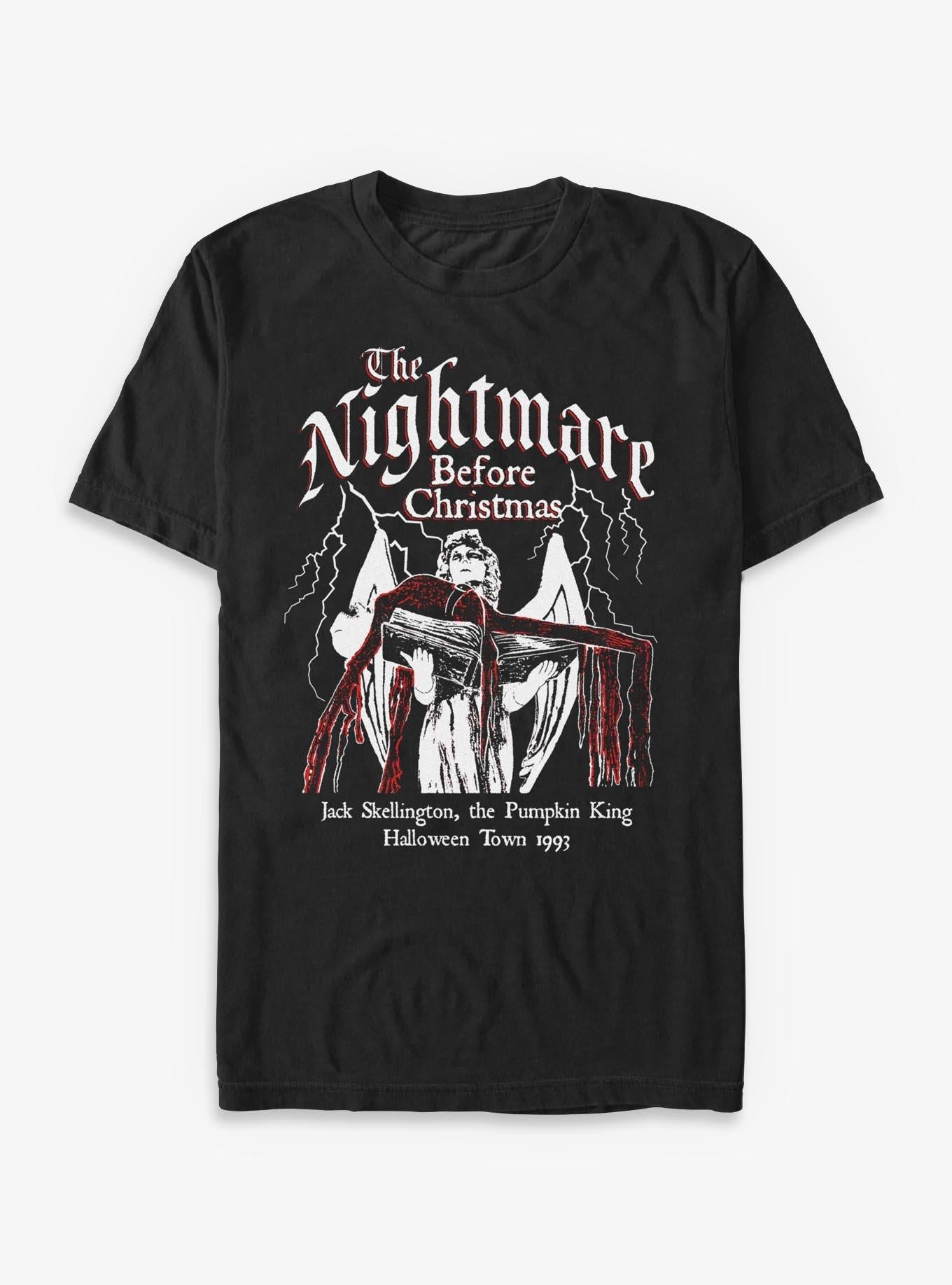 Disney The Nightmare Before Christmas Jack On Angel Statue T-Shirt T-Shirt | Best-Selling Artwork | Must-Have Style