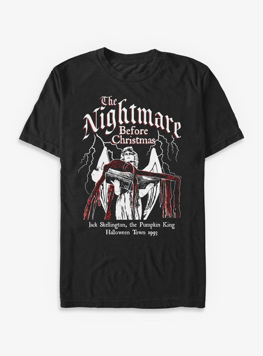 Disney The Nightmare Before Christmas Jack On Angel Statue T-Shirt T-Shirt | Best-Selling Artwork | Must-Have Style