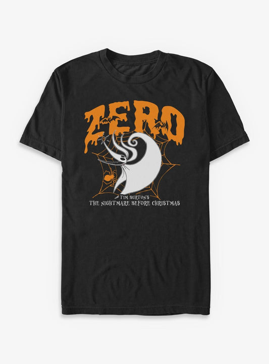 Disney The Nightmare Before Christmas Collegiate Zero T-shirt | Trendy Graphic Tee | Casual Unisex T-shirt