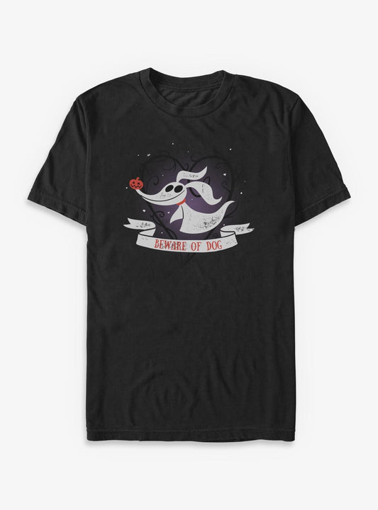 Disney The Nightmare Before Christmas Zero Beware Of Dog T-Shirt T-Shirt | Exclusive Edition | Must-Have Style