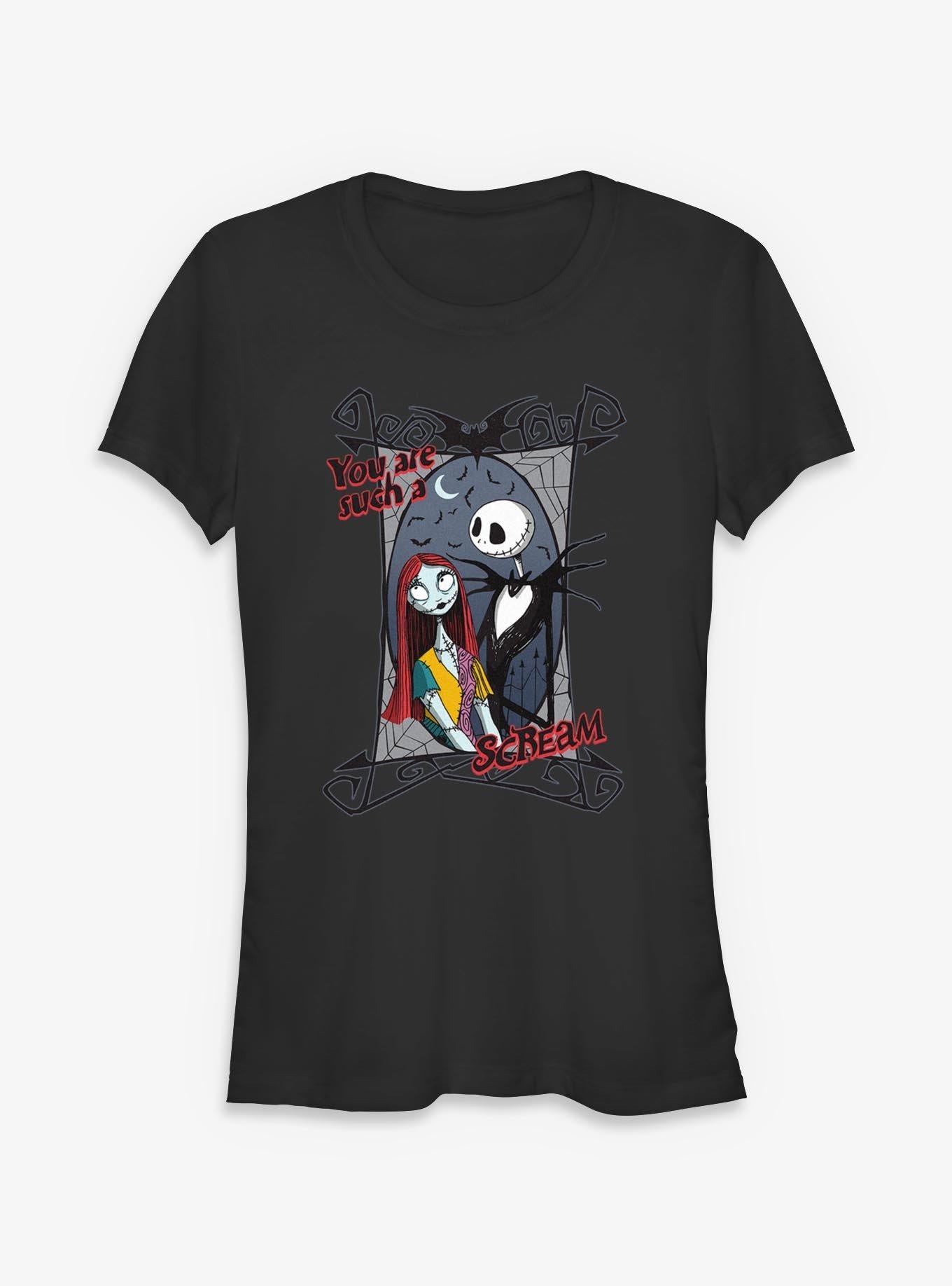 Disney The Nightmare Before Christmas Jack Sally Such A Scream Girls T-Shirt T-Shirt | Best-Selling Artwork | Perfect For Daily Wear