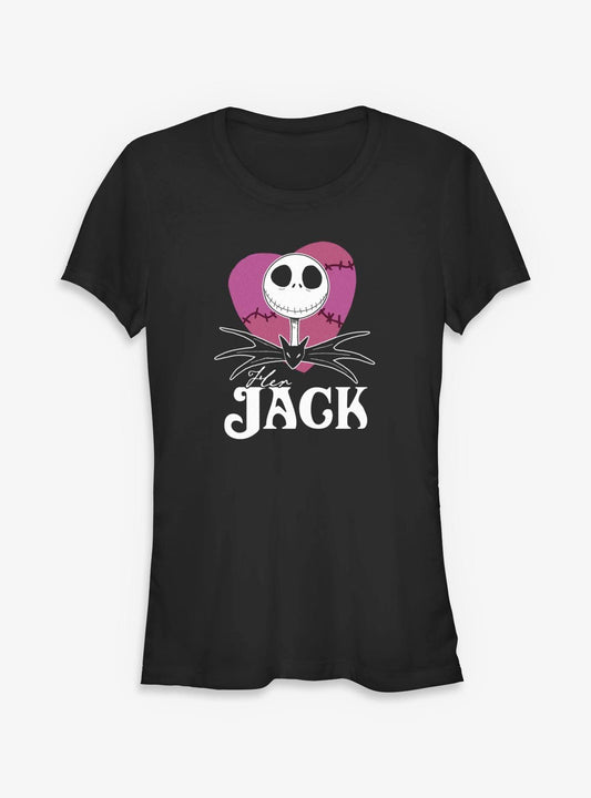 Disney The Nightmare Before Christmas Her Jack Girls T-Shirt T-Shirt | Exclusive Edition | Top Pick For Fans